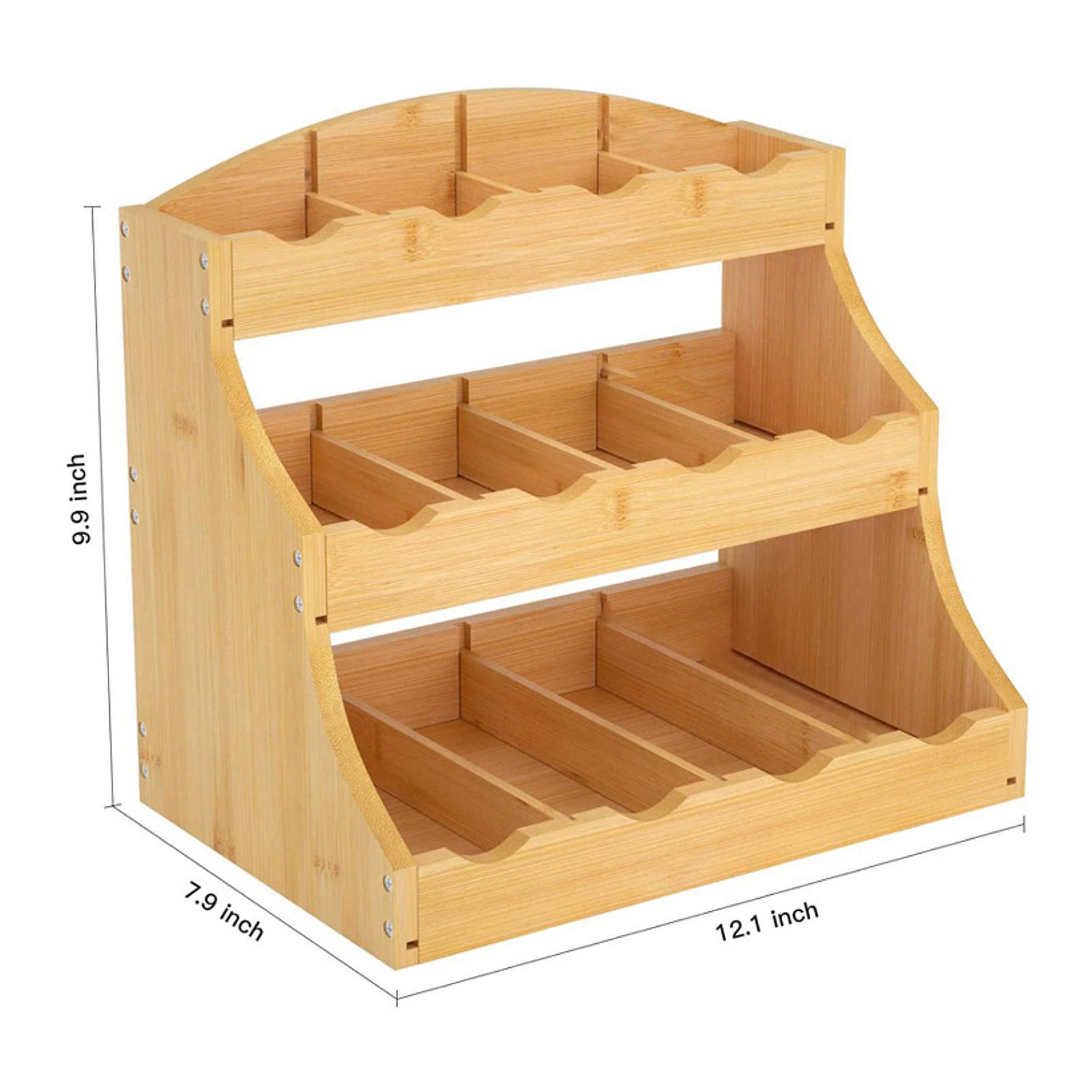 Coffee Tea Station - Teebeutel-Organizer Gewürzregal Kaffeebar-Station Kaffeepads-Halter Gewürzaufbewahrungsständer für