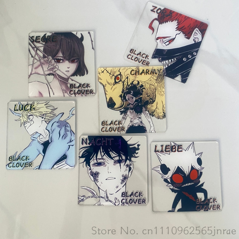 Coffee Tea Station - Black Clover Anime Kreative Acryl-Untersetzer Asta