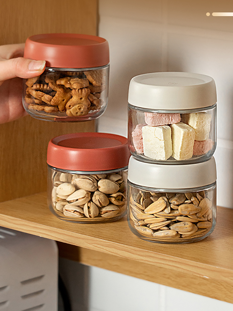 Coffee Tea Station - 280ml Glas Versiegelt Glas Süßigkeiten Muttern