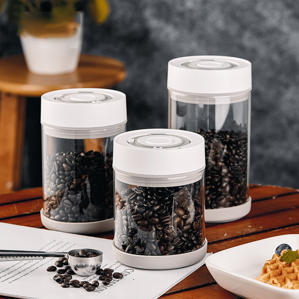 Coffee Tea Organizer - Feuchtigkeitsbeständiges Glasglas für Kaffeebohnen in der