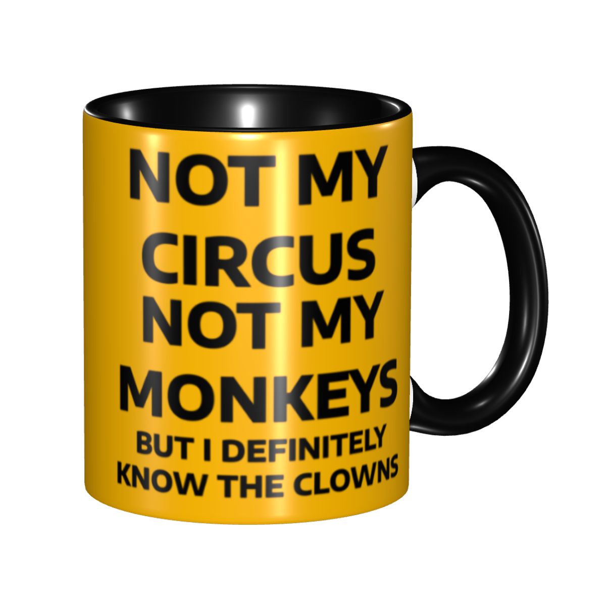Coffee Tea Bottle - Kaffeebecher „Not My Circus Not My