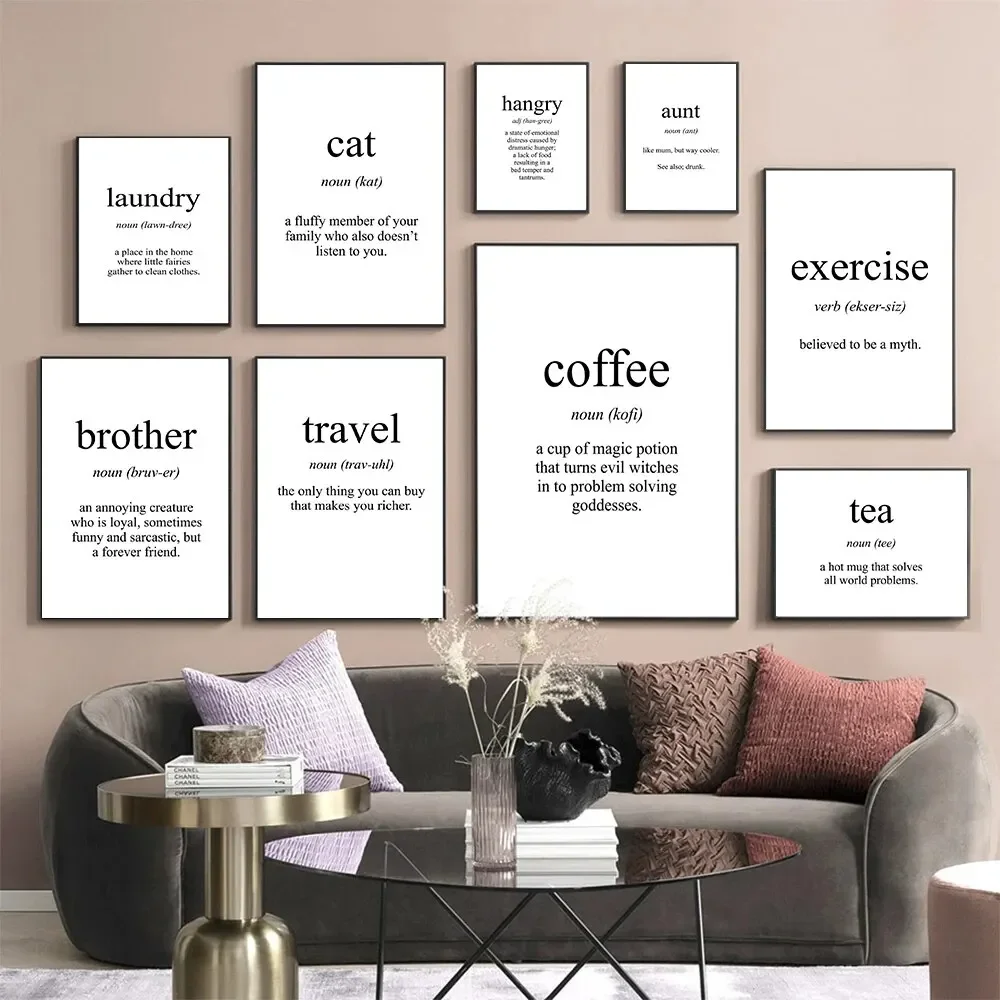 Coffee To Tea Meaning - Inspirierende Reise- und Fitness-Wandkunst mit Kaffee-