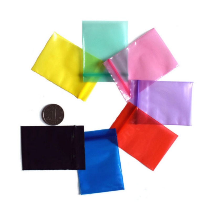 Coffee Tea House - 50/100PCS Dicke PE Kunststoff Ziplock Schmuck