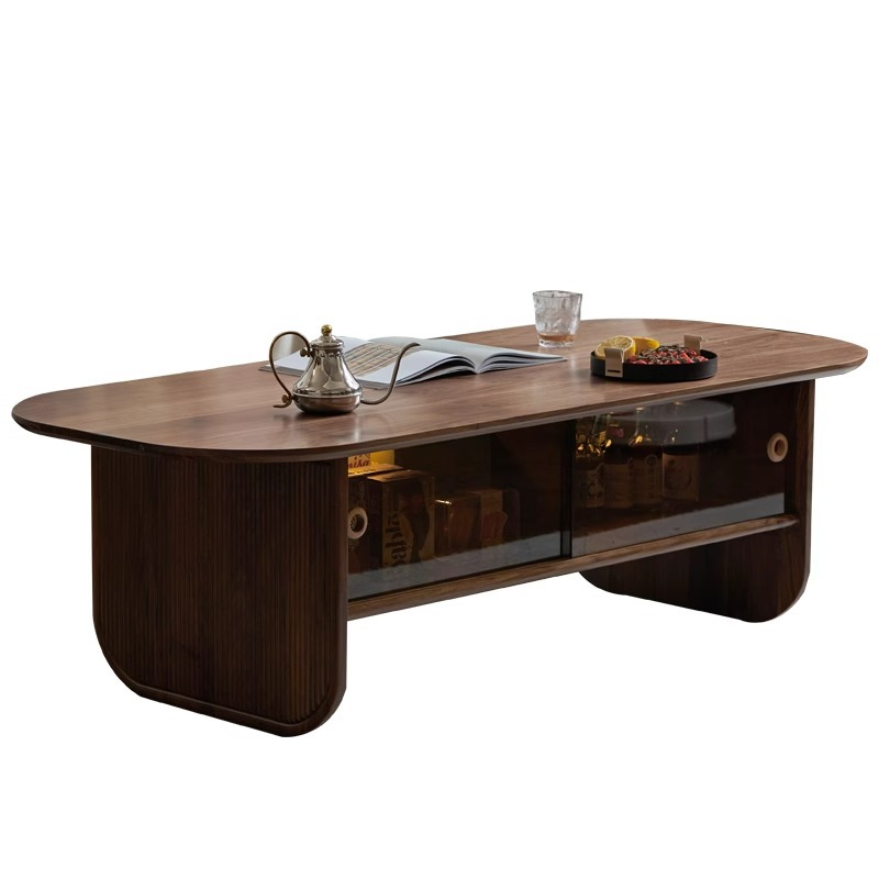 Massivholz-Couchtisch aus schw – Coffee And Tea-Za Bewertung und Preis