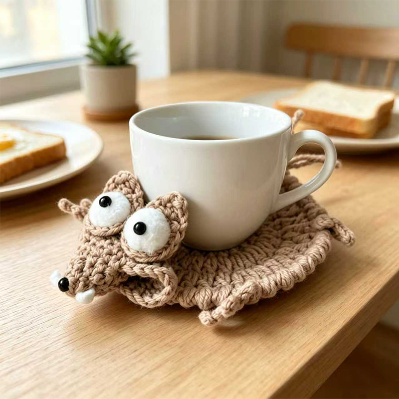 Niedlicher gehäkelter Tier-Unt – Coffee Tea Station Bewertung und Preis