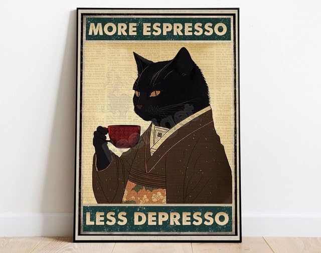 Retro Metall-Blechschild „Mehr – Coffee Tea Poster Bewertung und Preis