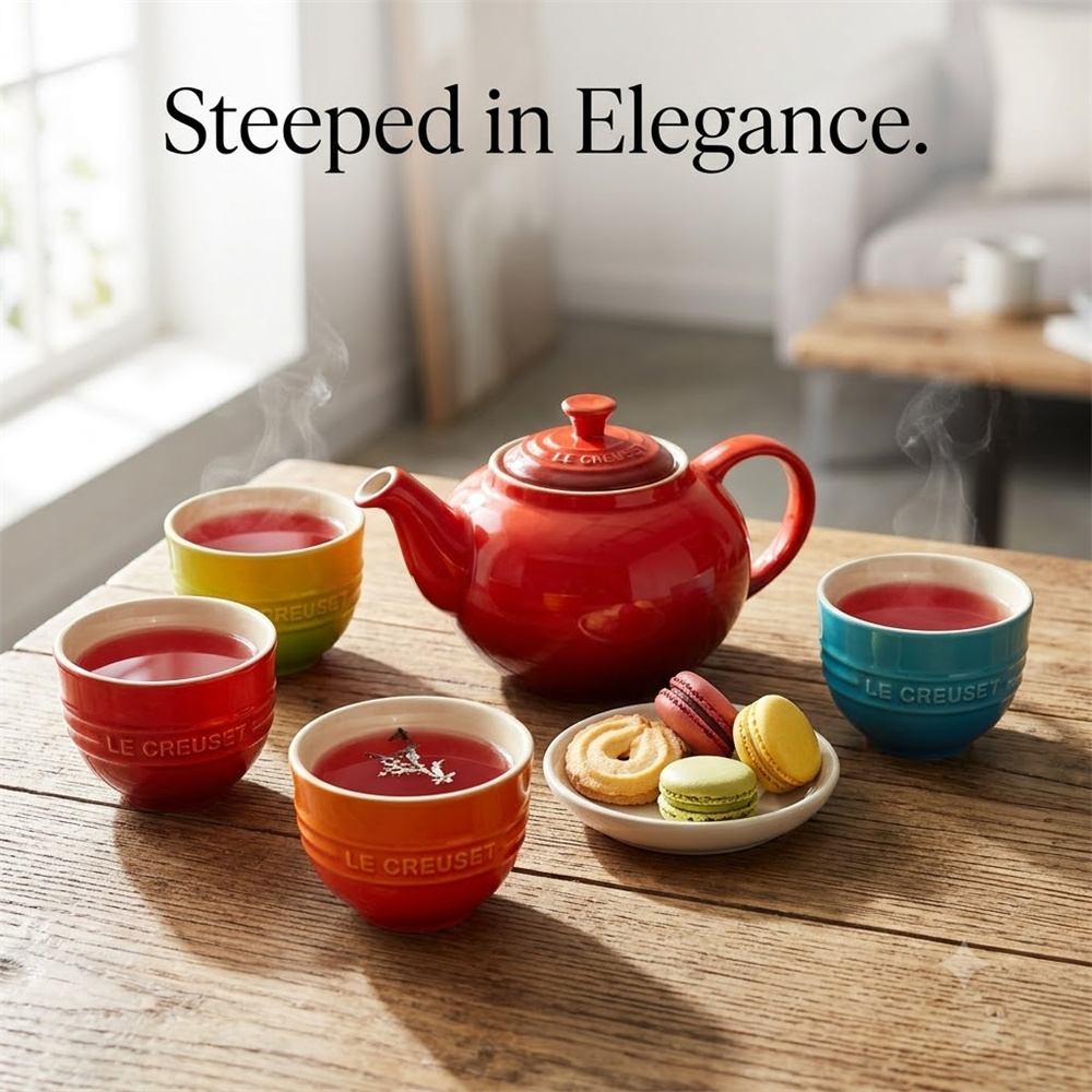 5-teiliges Le Creuset Kratzfes – Coffee Tea Organizer Bewertung und Preis