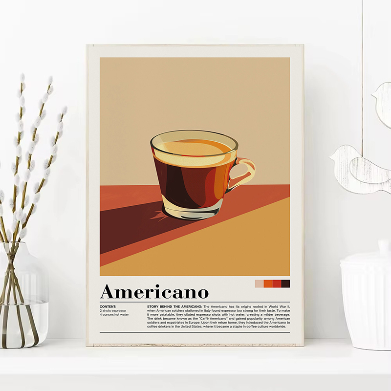 Vintage Kaffee Getränke Poster – Coffee Tea Poster Bewertung und Preis
