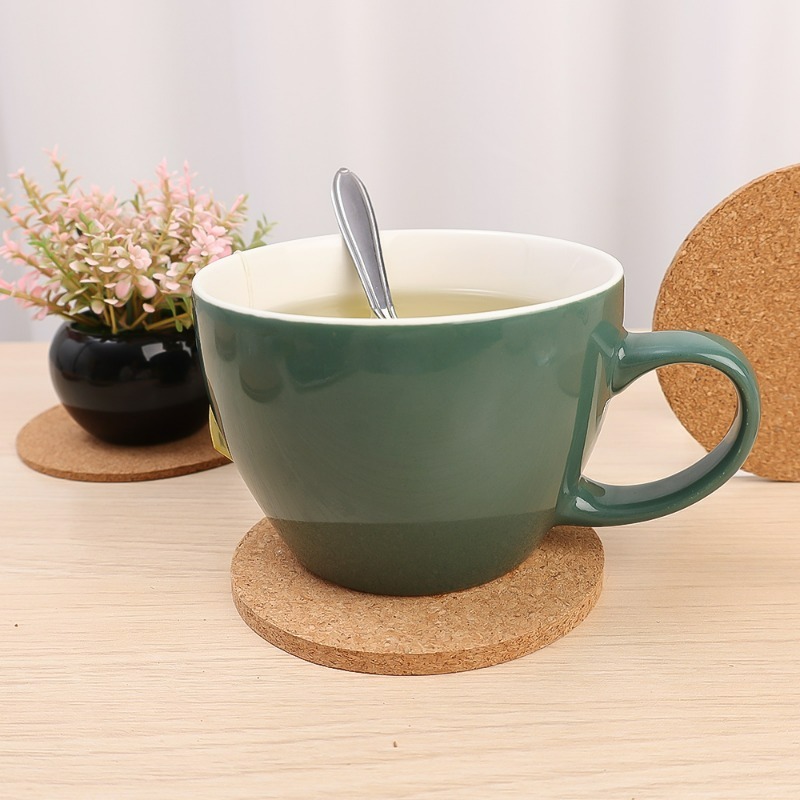 Natürliche runde Korkuntersetz – Coffee Tea Station Bewertung und Preis