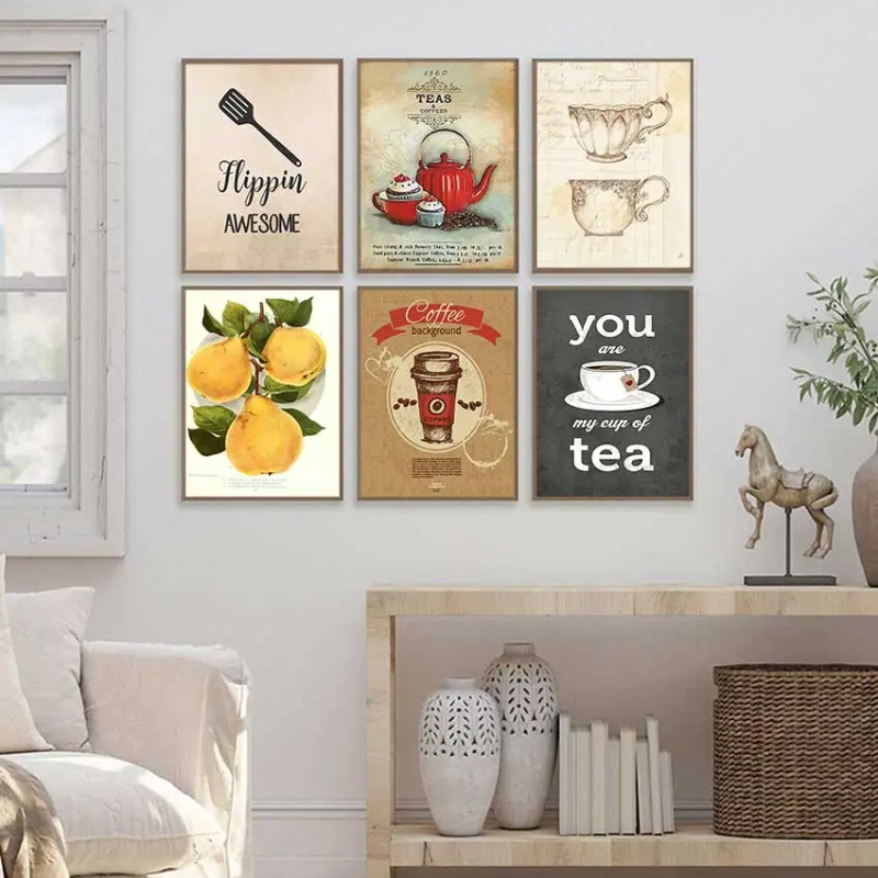 Vintage Kaffee- und Teezeit-Po – Coffee Tea Poster Bewertung und Preis
