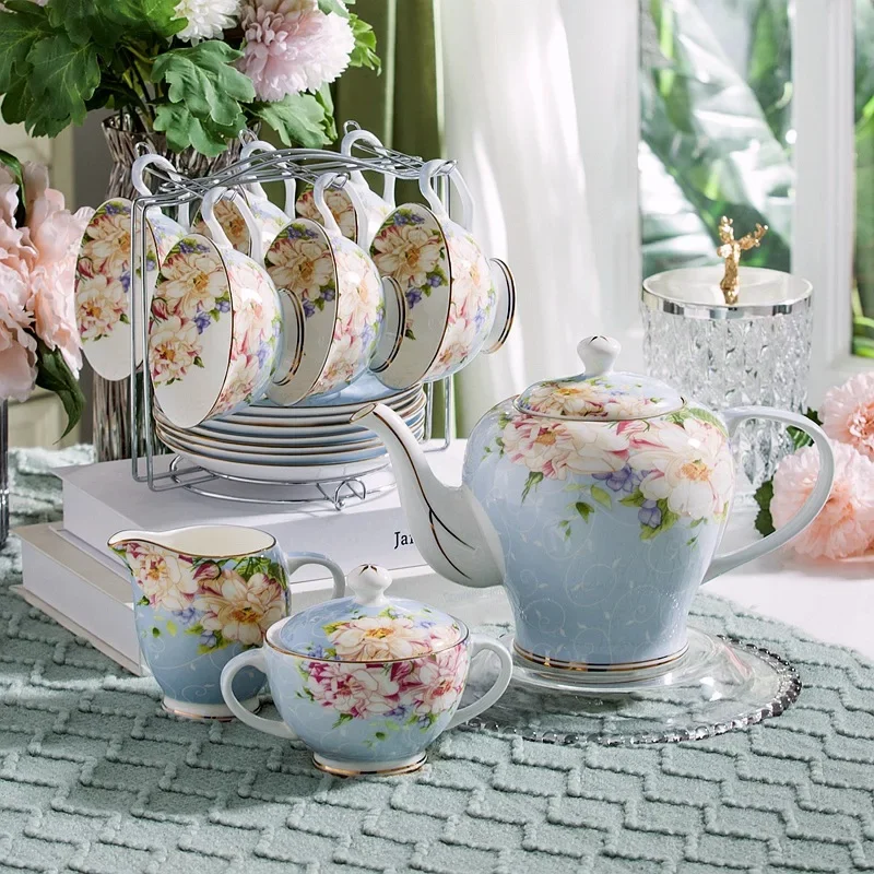 Rosa Blaue Blume Knochenporzel – Coffee Tea Creamer Bewertung und Preis