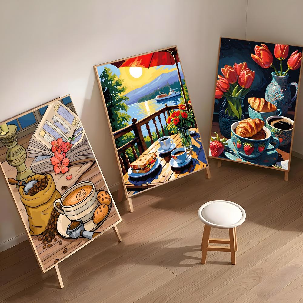 Nachmittagstee-Kaffeetassen-De – Coffee Tea Poster Bewertung und Preis