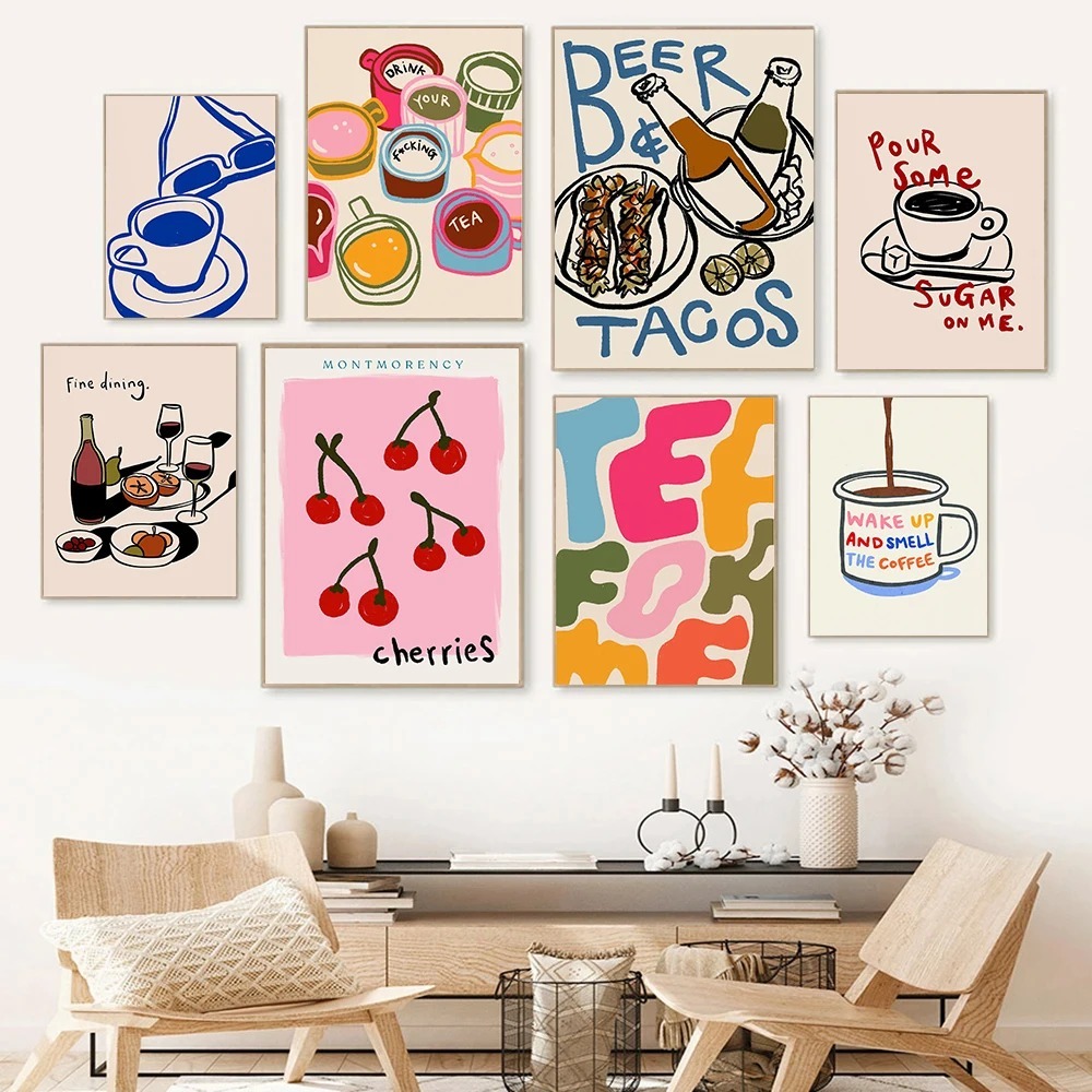 Coffee Shop Nachmittagstee Cro – Coffee Tea Poster Bewertung und Preis