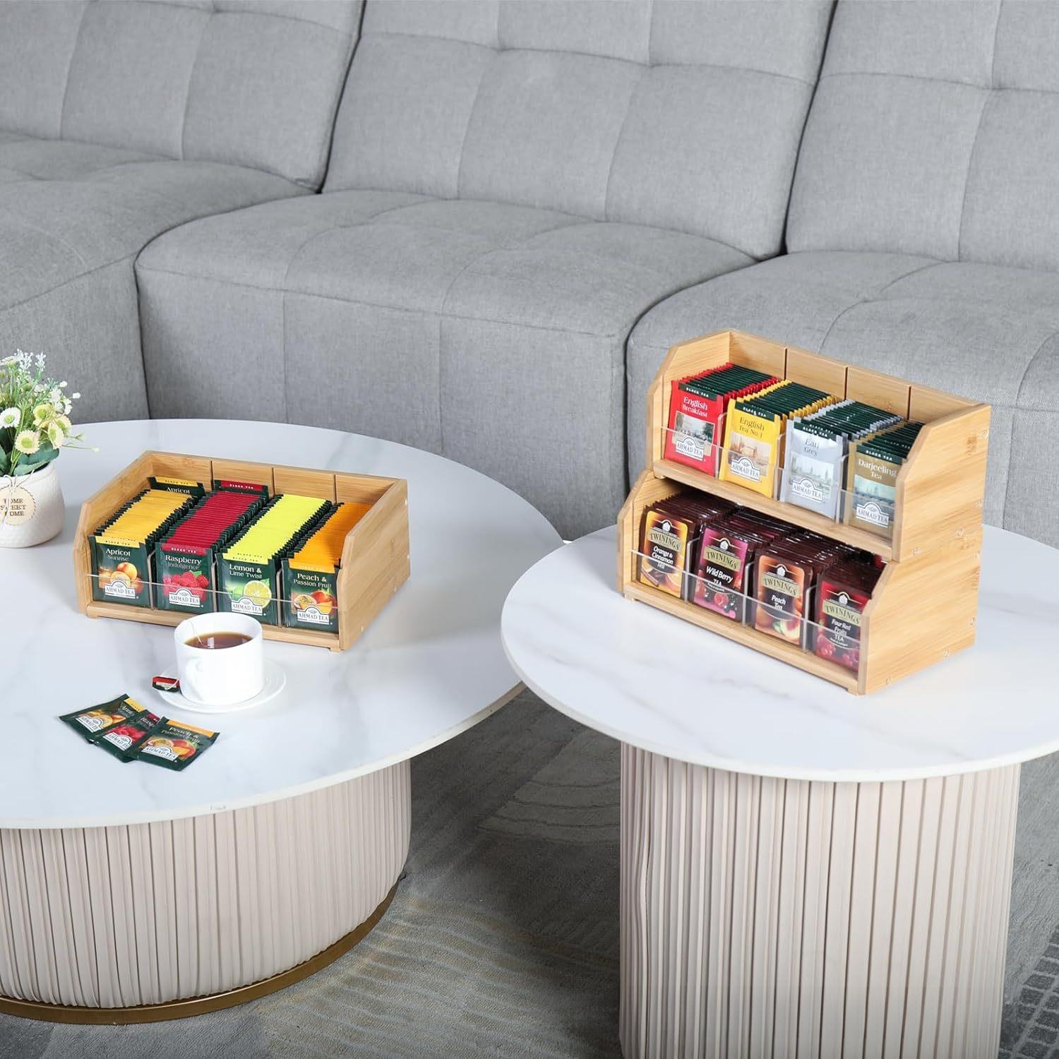 Bambus Teebeutel-Aufbewahrungs – Coffee Tea Station Bewertung und Preis