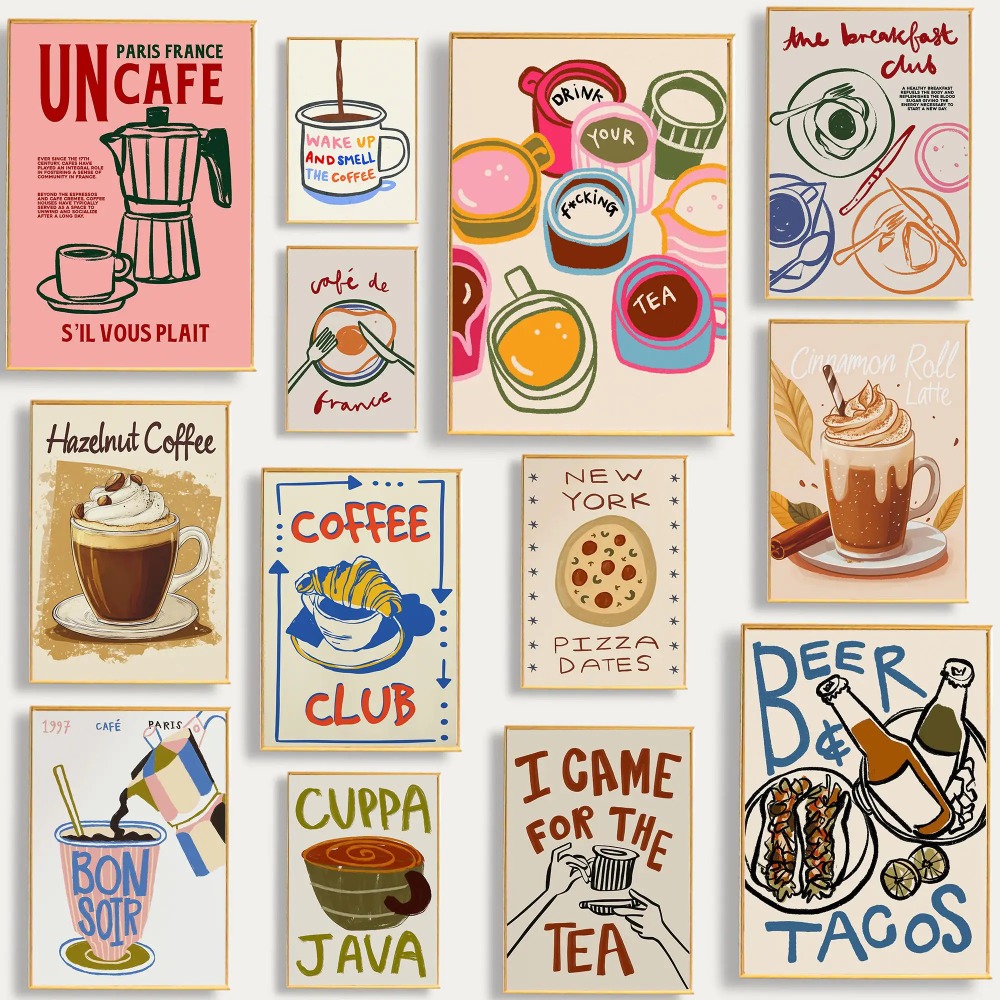 Coffee Shop Nachmittagstee Cro – Coffee Tea Poster Bewertung und Preis
