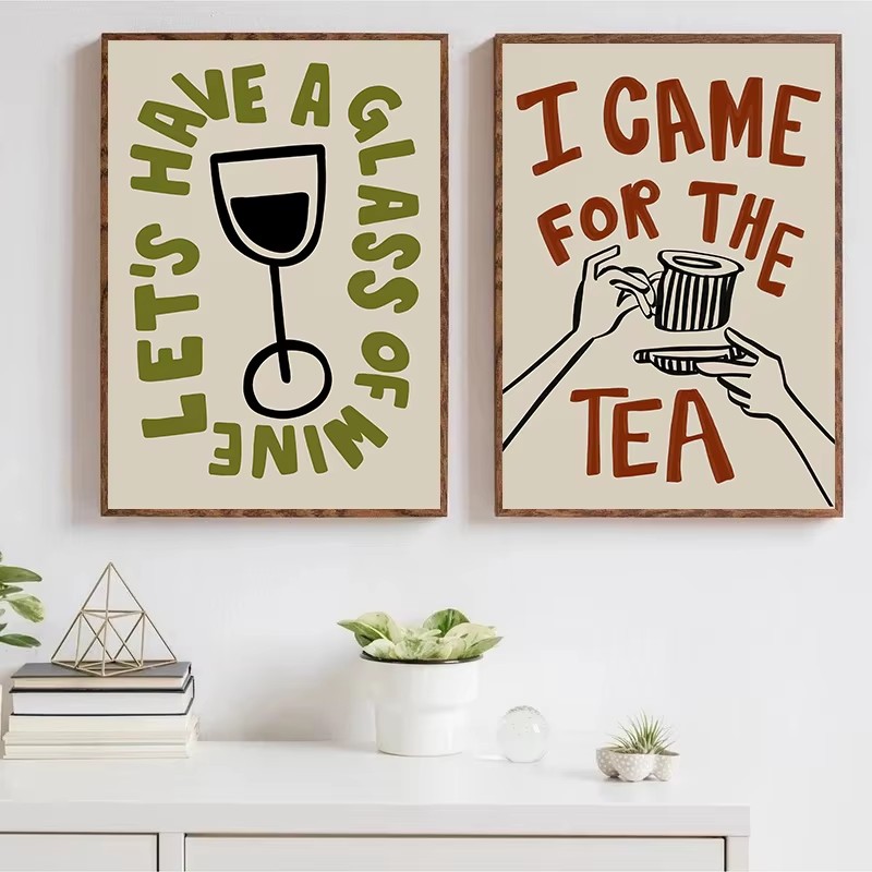 Abstrakte Kaffee Nachmittagste – Coffee Tea Poster Bewertung und Preis