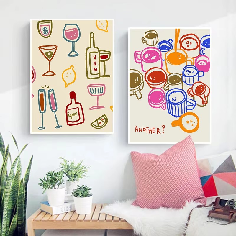 Abstrakte Kaffee Nachmittagste – Coffee Tea Poster Bewertung und Preis
