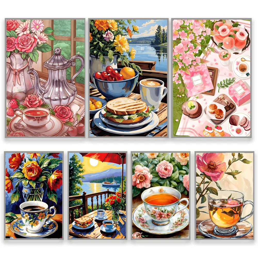 Nachmittagstee-Kaffeetasse, He – Coffee Tea Poster Bewertung und Preis